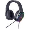 Gembird GHS-SANPO-S300 cuffia e auricolare Cablato A Padiglione Gaming USB tipo A Nero
