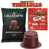 Lollo Caffe Capsule Caffè Lollo Miscela Nera Compatibili con Macchine Nespresso System