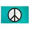 AZ FLAG Bandiera Simbolo Pace azzurro 150x90 cm Poliestere 100D 2 Occhielli