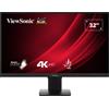 Viewsonic Monitor Led 32 ViewSonic VG3208-4K UHD 4K 3840x2160 4ms classe F Nero [VG3208-4K]