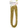 folia 77865 - Filo di ciniglia, 10 pezzi in oro, diametro 8 mm e 50 cm di lunghezza, ideale per bambini per creare animali, figure e altre forme