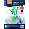 Vaessen Creative Florence Carta per Acquerello A4, Bianco, 300 g/mq, qualità Belle Arti, Grana Grossa, 10 Fogli per Pittura, Handlettering, Progetti Artistici e Altro Ancora, Blanco