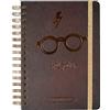 Grupo Erik: Bullet Journal Harry Potter | Quaderno A5 ad anelli 180 pagine con copertina rigida, chiusura elastica, carta d'avorio di alta qualità e pagine puntinate, ideale per appunti o journaling