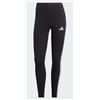 Adidas W 3S Sj Leg Black/White Leggings Neri 3S Bia Donna