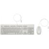 HP Kit Tastiera e Mouse Cablati Layout Full-Size (100%) USB Interruttore a Membrana Bianco Mouse Incluso - 86J24AA#ABZ