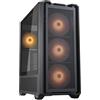 Cougar MX600 RGB Full Tower - Custodia nera con 4 ventole ARGB