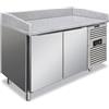 KLIMAITALIA Saladette refrigerata 2 porte - Ventilata - cm 151.5 x 80 x 100 h