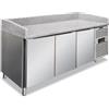 KLIMAITALIA Saladette refrigerata 3 porte - Ventilata - cm 202 x 80 x 100 h