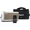 Positive Grid Spark Pearl e Pacchetto Borsa, Amplificatore combinato da 40 Watt, per chitarra elettrica, basso e acustica, app mobile