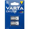 Varta Batterie Varta Electronics CR123A Batteria al litio pacco da 2 in confezione originale da 2