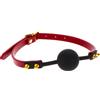 Taboom Bondage in Luxury Silicone Ball Gag Red