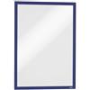 Durable 486807 Duraframe Magnetic, Cornice Espositiva a Fissaggio Magnetico, Formato A3, Confezione da 5 Pezzi, Blu