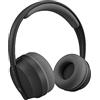 Music Hero Cuffie wireless FLOXY 2.0 con microfono, regolabili, fino a 20 ore di autonomia per musica e chiamate, cavo di ricarica USB-C incluso, nero
