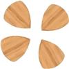 Generic 4 plettri per chitarra in legno per chitarra acustica, per chitarristi, amanti della chitarra, custodia adatta per uomini, festa del papà, compleanno (attenzione: solo quattro pagaie)