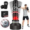 JUOIFIP Sacco da boxe per adulti e ragazzi, sacco boxe autoportante da 180cm con guanti e pompa ad aria elettrica, sacco da boxe gonfiabile per l'allenamento di karate thailandese e fitness