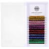 Healvian 6 Paia Di Ciglia Finte Con Glitter Exstension Ciglia Colorate Ciglia Finte con Brillantini Per Trucco Fai Da Te, Accessori Per Trucco Occhi, Perfette Per Feste E Occasioni Speciali