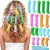 TX 18pcs bigodini per capelli magici bigodini a spirale con ganci, acconciatura magica a spirale kit di acconciatura per donna ragazza bigodini