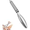 HXHWKEN Squama Pesce Argento Squamatore Pesce in Acciaio Inox Raschietto per Pesce per Pesci Rimuove Rapidamente Le Squame dei Pesci