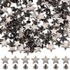 GORGECRAFT 120 Set Rivetti A Stella 12mm Chiodini in Pelle e Borchie e Spuntoni Pentagramma Piatto A Cinque Punte Rivetti Punk Decorativi per Abiti Borse Cinture Scarpe Giacche Artigianato in Pelle
