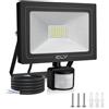 CLY 35W Faretto Led da Esterno con Sensore di Movimento, 3000LM Faro Led Esterno Bianca Fredda Faretti da Esterno 6500K Luce Led con sensore IP66 Impermeabile per Garage Giardino