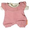 Miniland - Vestiti per Bambola da 21 cm, Accessorio di Abbigliamento per Bambole, Salopette e Maglietta Mezza Stagione