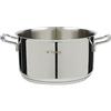 Tognana Vanitosa Casseruola da 24 cm con 2 Manici, Acciaio Inossidabile, Argento