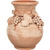 Biscottini Porta ombrelli per esterno e interno 36x47 cm | Vasi terracotta portaombrello Made in Italy | Portaombrelli da esterno lavorati a mano