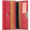VISCONTI - Portafoglio in pelle morbida - Pochette, borsa - Porta carte, portafoglio donna e uomo, portafoglio per carte, porta badge - 9 scomparti per carte di credito, 1 finestra per documenti,