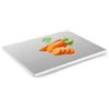 Vehoukli Tagliere in acciaio inox da cucina, piano di lavoro con bordo di arresto per impastare, tagliare, cuocere anche come taglierino, tagliere, tagliere da cucina, 40 x 30 cm