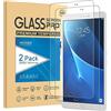 Vkooer [2 Pezzi] Pellicola Protettiva per Galaxy Tab A 10.1'' 2016 SM-T580/T585 Pellicola Vetro Temperato Anti-Graffi-Impronte Durezza 9H Trasparenza Screenprotector per Samsung Tab A6 2016 Tablet