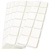 Adsamm® / 60 x feltrini autoadesivi/Bianco / 35x35 mm/Quadrato/piedini per mobili in feltro da 3.5 mm di spessore/pad protettivi per arredi