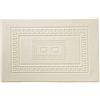 SpazioTessile Tappeto Bagno Scendi Doccia Spugna cm 45x60-60x90-60x120-60x180 Cotone Greca Made in Italy (Panna, 60x90)