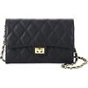 LJCZKA Borsa Donna Tracolla Piccola con Catena, Borsa a Spalla Trapuntate in PU Pelle Borsa Crossbody Borsetta Sera Elegante Shopping Viaggio