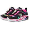 Skechers Twinkle Sparks Ombre Flutter, Scarpe da Ginnastica Bambina, Black, 24 EU