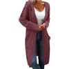 GXYANiaoy Maglione Donna Invernale Taglie Forti Autunno Termica Maglioni Lana Maglieria Aperto Scollo A V Cardigan Leggero Manica Lunga Maglione Comode Curvy Maglia Invernale
