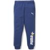 Puma Small World Sweatpants TR Pantaloni della Tuta, Blazing Blu, 6 Años Unisex-Bimbi