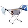 Dirt Devil DD6003 Stendibiancheria Elettrico - Scaldasalviette Elettrico - Asciugatrice da Terra 230 W - Stendino Panni - Lunghezza di Asciugatura 12 m - Stendino Orizzontale IPX1- Alluminio