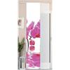 Gardinenbox Tende Box a Pannello Tenda Wild Effetto Seta e Voile Pannello, Poliestere, Orchidea Rosa, 245 x 45 cm, 2 unità