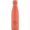 Cool Bottles - Borraccia Termica in Acciaio Inox - 500 ml - Pastel Coral - 26,5 x 7 cm - Bottiglia Termica Ermetica - Bevande Fredde 36 Ore e Calde 18 Ore - Triple Parete -Cool Technology - Senza BPA