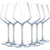 Chef & Sommelier Chef&Sommelier - Collezione Distinction - 6 calici da vino 38cl - Made in France - Confezione resistente