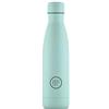 Cool Bottles - Borraccia Termica in Acciaio Inox - 500 ml - Pastel Sky - 26,5 x 7 cm - Bottiglia Termica Ermetica - Bevande Fredde 36 Ore e Calde 18 Ore - Triple Parete -Cool Technology - Senza BPA