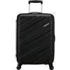 American Tourister Jetdriver 3.0, Nero , M 67cm, Trolley rigido con ruote doppie a 360°