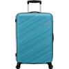 American Tourister Jetdriver 3.0, azzurro, M 67cm, Trolley rigido con ruote doppie a 360°