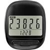 Generic Pedometro tascabile, contapassi digitale LCD, contachilometri portatile, dispositivo di misurazione della distanza, registratore del tempo di esercizio, fitness tracker leggero