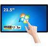 TouchWo 21.5 pollici Touch Screen All-in-One PC industriale, USB, VGA e HD-MI Monitor, 1080P, Windows 10 i3 4GB RAM 128G SSD, pannello tattile intelligente per aula, riunione, commerciale