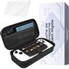 Digi-Tatoo Custodia rigida per ROG Ally e accessori, custodia per ROG Ally - antiurto, antiscivolo e antigraffio, custodia da viaggio (nero)