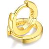 FaithHeart Argento 925 6MM Orecchini Donna Oro Regalo Ragazze Orecchini a Cerchio Delicato Orecchini Cerchio Piccoli Antiallergico di Alta qualità