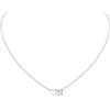 ChicSilver Collana Argento 925 Donna, Collana Donna Argento Cuore con Iniziale Lettera R Lunga 41+5CM, Ciondolo Lettera Ragazza Amicizia Idee Regalo per Compleanno Anniversario Natale