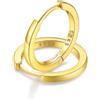 FaithHeart Argento 925 12MM Orecchini Uomo Oro Regalo Ragazze Orecchini a Cerchio Delicato Orecchini Cerchio Piccoli Antiallergico di Alta qualità
