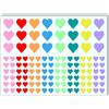 TownStix 3000 Pezzi, 12mm & 25mm - Adesivi Cuore, Stickers Cuori Cuoricini Etichette Adesive - 2 Dimensioni